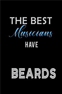 The Best Musicians have Beards: 110 Game Sheets - SeaBattle Sea Battle Blank Games - Soft Cover Book for Kids for Traveling & Summer Vacations - Mini Game - Clever Kids - 110 Lined