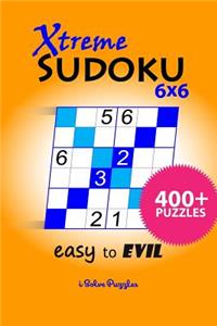 Xtreme SuDoKu 6x6 Easy to Evil
