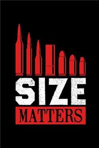 Size Matters: This Is a Blank, Lined Journal That Makes a Perfect Gun Owner's Gift for Men or Women. It's 6x9 with 120 Pages, a Convenient Size to Write Things In.
