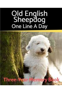 Old English Sheepdog - One Line a Day