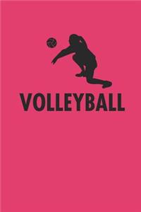 Volleyball: Notizbuch Spieler Notebook Journal 6x9 Lined