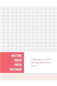 Knitting Graph Paper Notebook