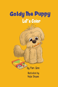 Goldy the Puppy Let's Color