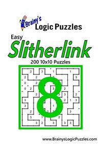 Brainy's Logic Puzzles Easy Slitherlink #8: 200 10x10 Puzzles