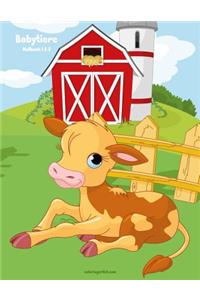 Babytiere-Malbuch 1 & 2