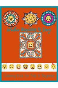 Artistic Mandalas & Emoji Coloring book for kids & Beginner: Artistic Mandalas & Emoji Coloring book for kids & Beginner