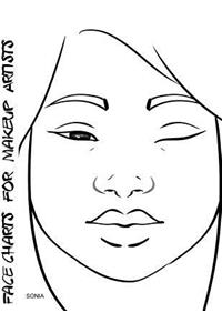 Face Charts for Makeup Artists Sonia