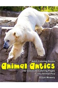 Adult Coloring Books Animal Antics