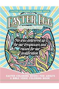 Easter Religious Coloring Book Easter Egg Adult Coloring Books