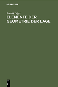 Elemente der Geometrie der Lage