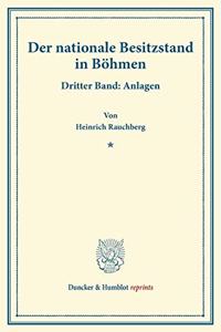 Der Nationale Besitzstand in Bohmen