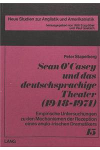 Sean O'Casey Und Das Deutschsprachige Theater (1948-1974)