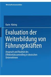 Evaluation Der Weiterbildung Von Führungskräften