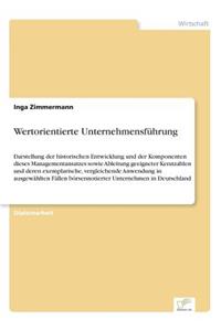 Wertorientierte Unternehmensführung