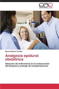 Analgesia Epidural Obstetrica