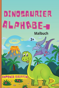 Dinosaurier Alphabet Malbuch