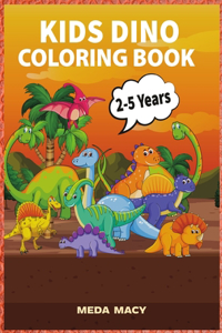 Kids Dino Coloring Book