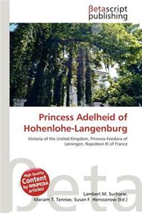 Princess Adelheid of Hohenlohe-Langenburg