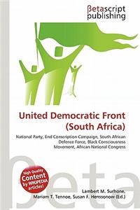United Democratic Front (South Africa)