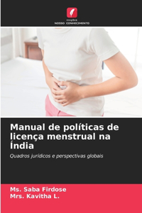 Manual de políticas de licença menstrual na Índia