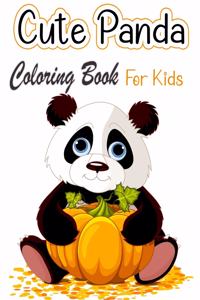 Cute Panda Coloring Book For Kids