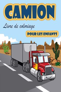 Livre de coloriage de camions pour enfants