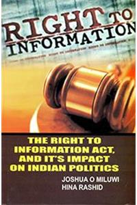 RIGHT TO INFORMATION ACT & ITS IMPLACT ON INDIAN POLITICS