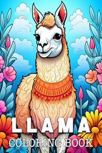 Llama Coloring Book