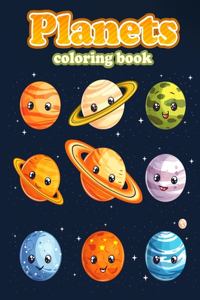 Planets Coloring Book