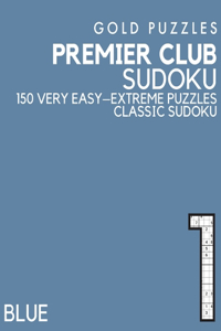 Gold Puzzles Premier Club Sudoku Blue Book 1