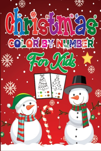 Christmas Color By Number For Kids