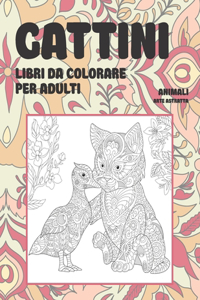 Libri da colorare per adulti - Arte astratta - Animali - Gattini