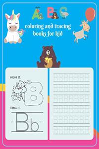 Coloring and tracing books for kid