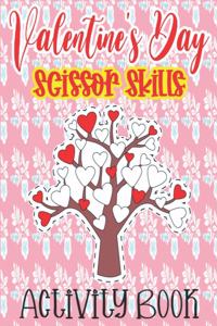 Valentine's Day Scissor Skills Activity Book