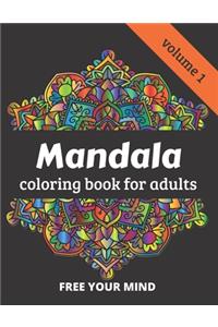 Mandala coloring book for adults