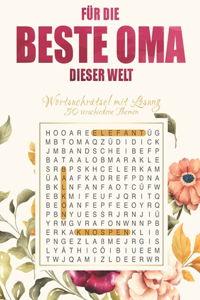 Für die beste Oma dieser Welt - Wortsuchrätsel mit Lösungen