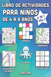 Libro de actividades para niños de 6 a 8 años