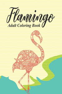 Flamingo Adult Coloring Book