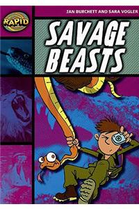 Rapid Reading: Savage Beasts (Stage 3, Level 3a)