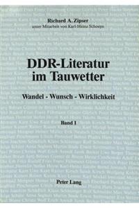 Ddr-Literatur Im Tauwetter