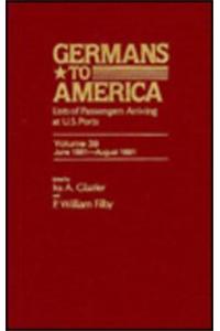 Germans to America, June 1, 1881-Aug. 6, 1881
