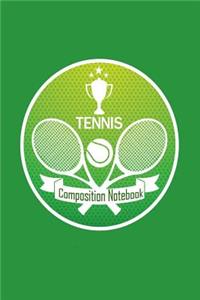 Tennis Composition Notebook