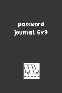 Password Journal 6x9