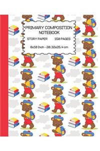 Primary Composition Notebook For Kids