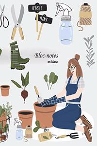Bloc-notes en blanc