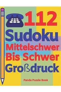 112 Sudoku Mittelschwer Bis Schwer Großdruck