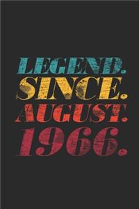 Legend Since August 1966