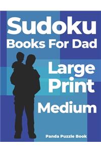 Sudoku Books For Dad Large Print Medium