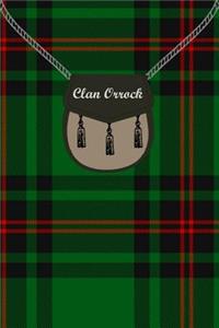 Clan Orrock Tartan Journal/Notebook