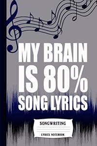 My Brain Is 80 % Song Lyrics